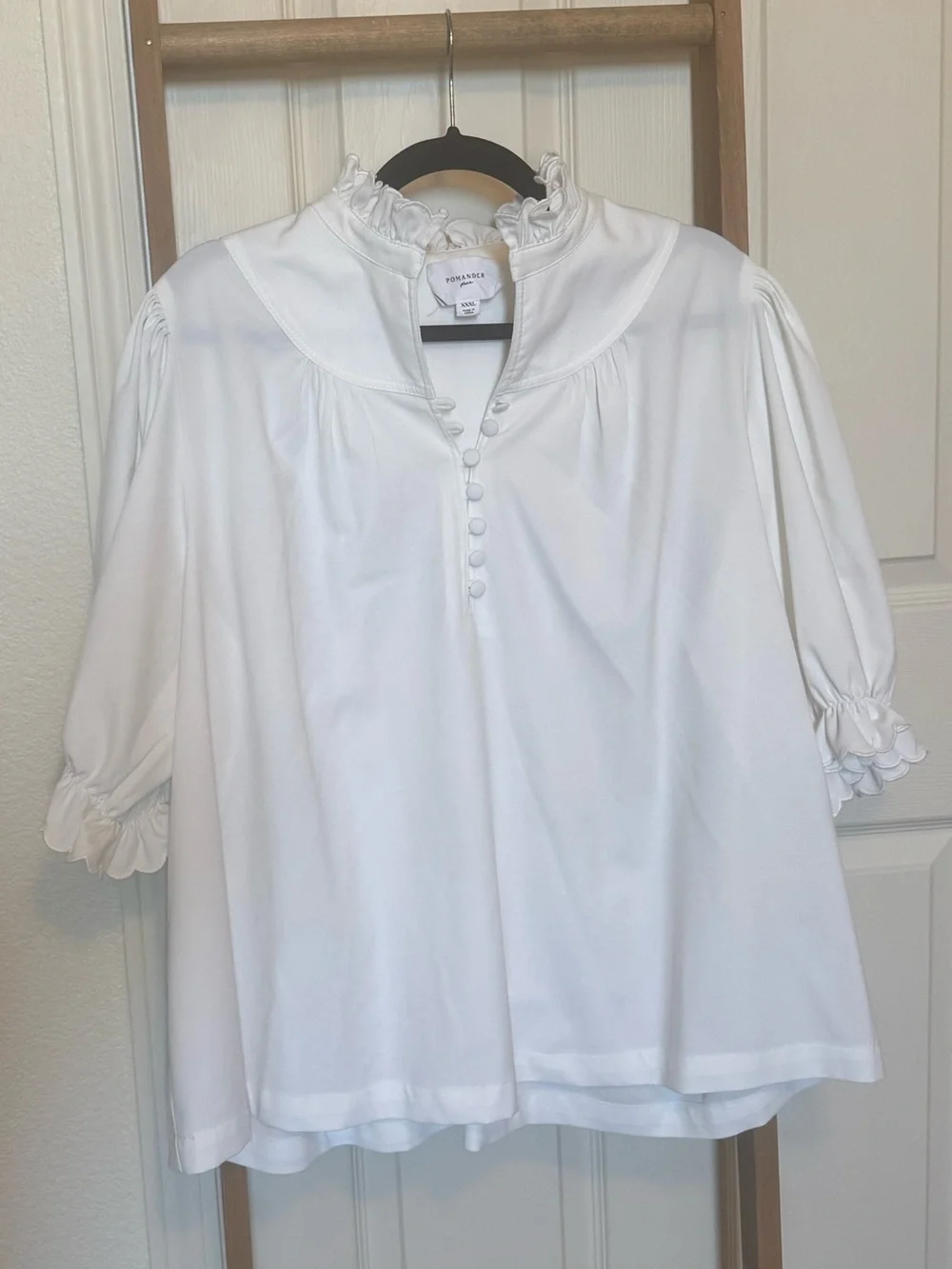 Pomander Place White Selena Blouse